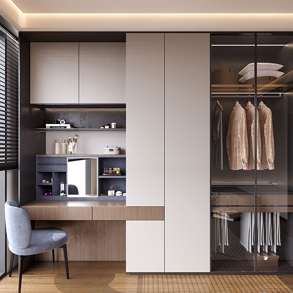 Floor-Mounted Dressing Table